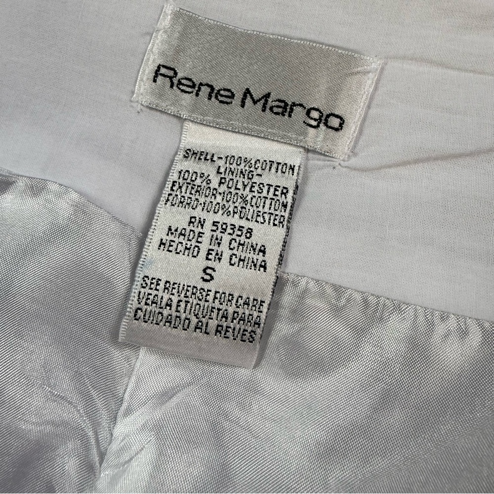 Vintage 90s Rene Margo Embroidered Beaded Skirt Size Small - Picture 10 of 11